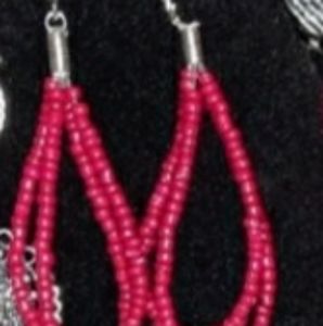 Pink Paparazzi Seadbead Earrings